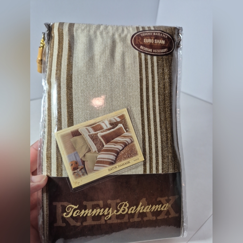 Tommy Bahama Bakit Damask Fro Euro Sham Pillowcase Bedding